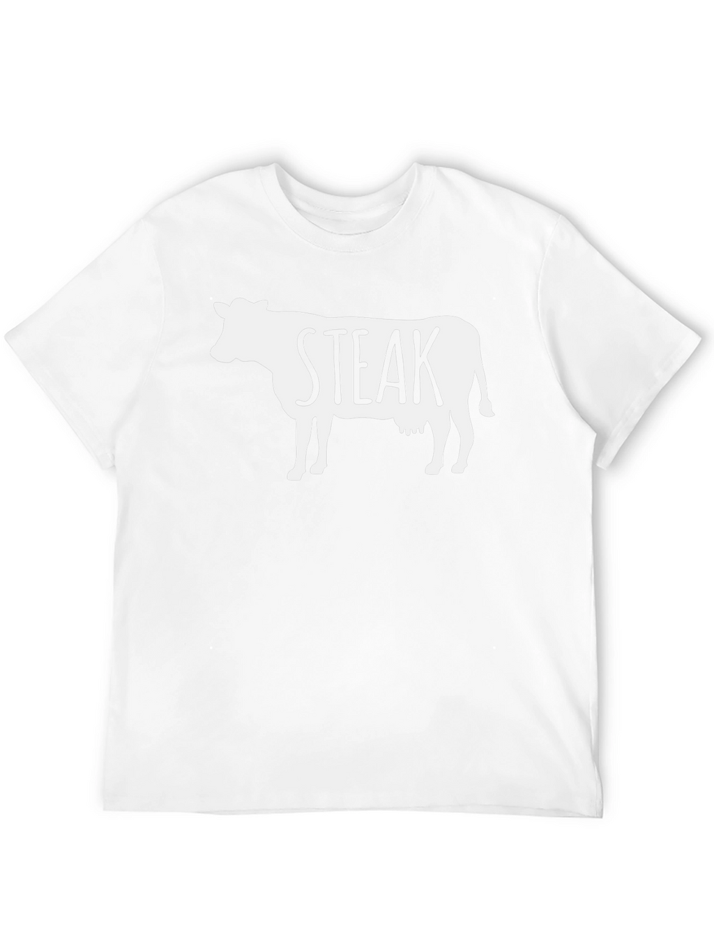 Steak Cow Graphic T-Shirt - Funny Meat Lover Tee