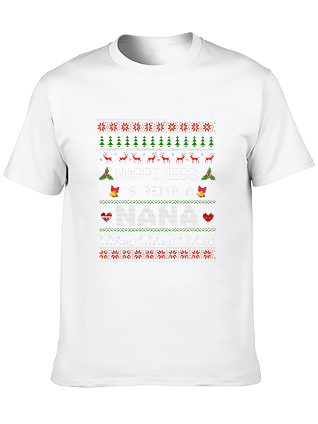Happiness is Being A Nana Christmas Sweater T-Shirt