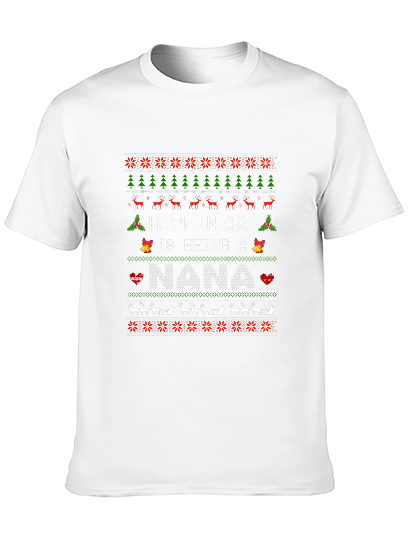 Happiness is Being A Nana Christmas Sweater T-Shirt
