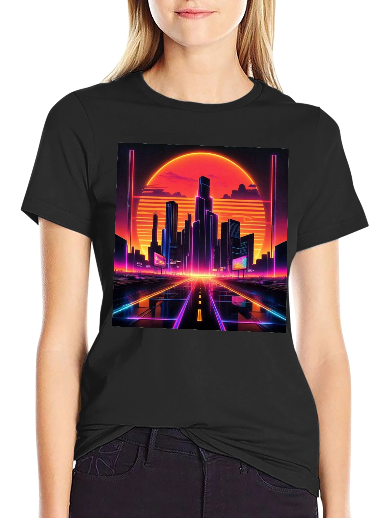 Retro Cityscape T-Shirt