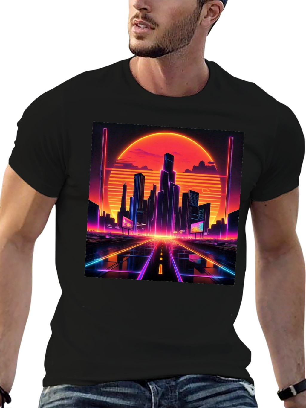 Retro Cityscape T-Shirt