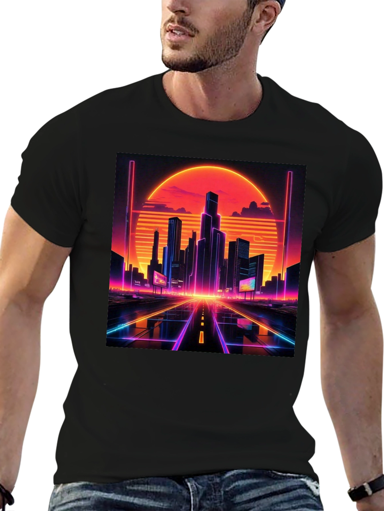 Retro Cityscape T-Shirt
