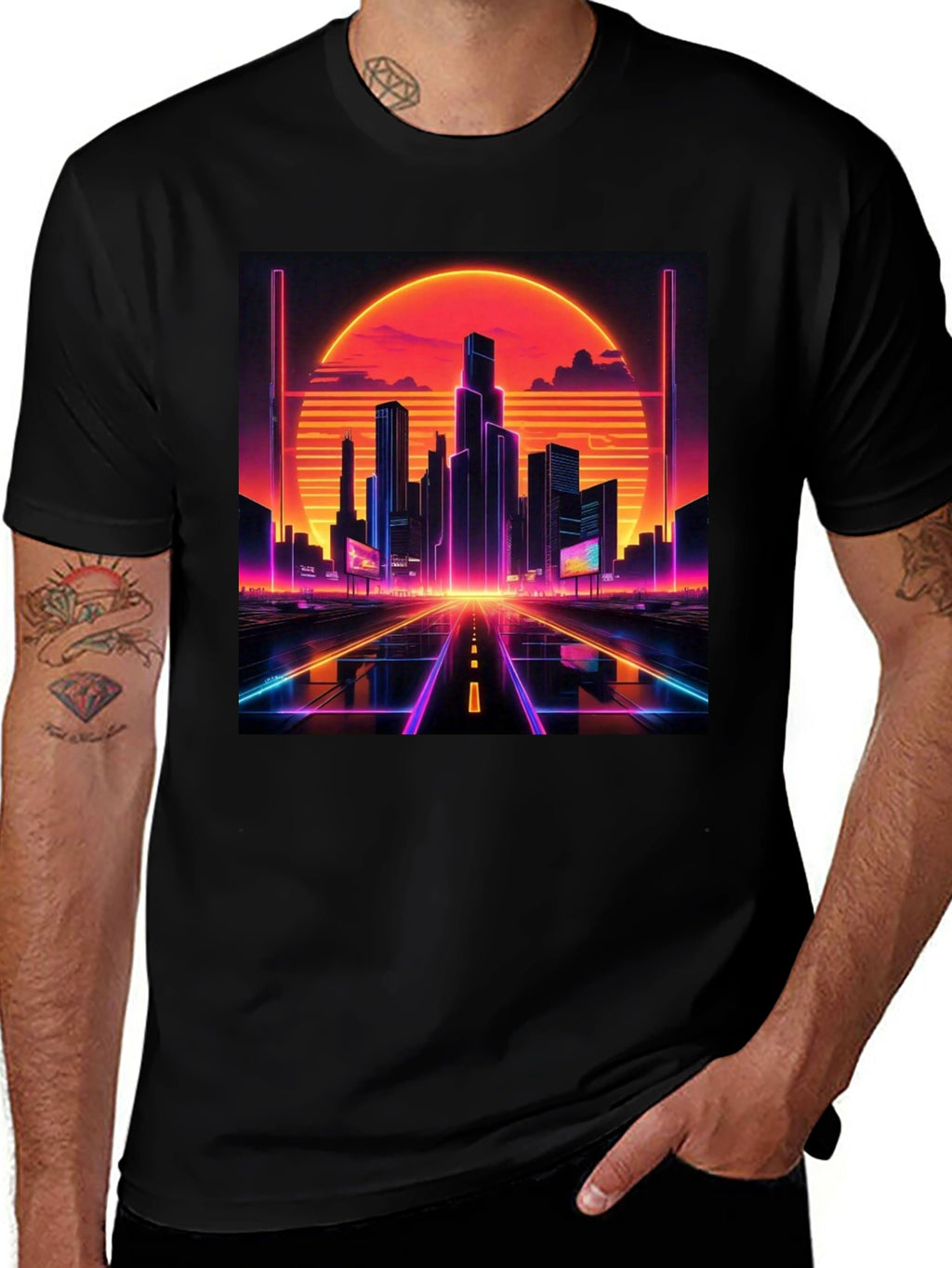 Retro Cityscape T-Shirt