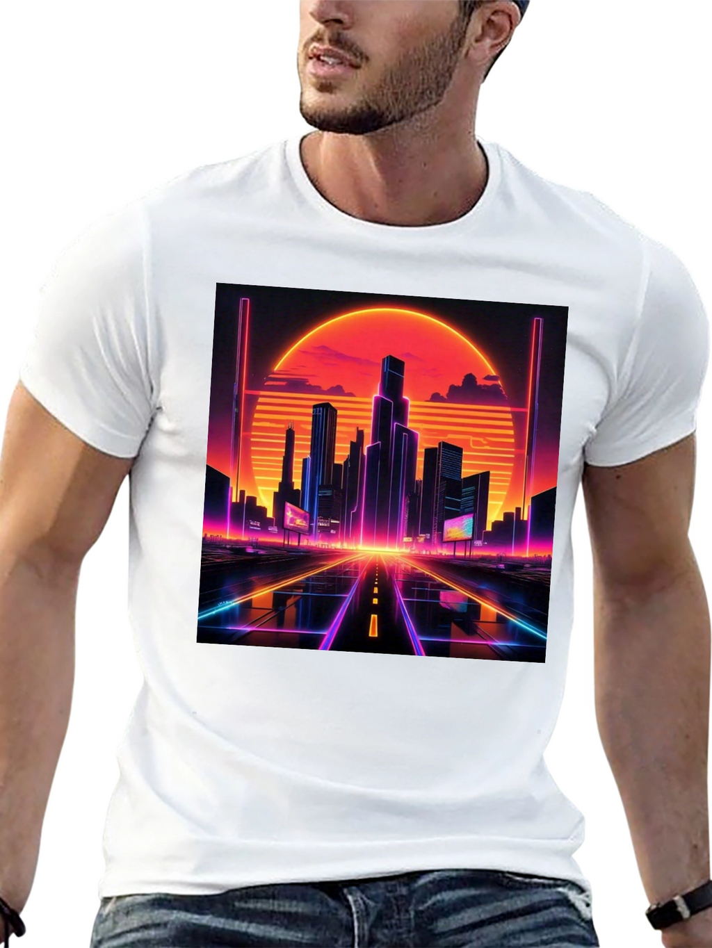 Retro Cityscape T-Shirt
