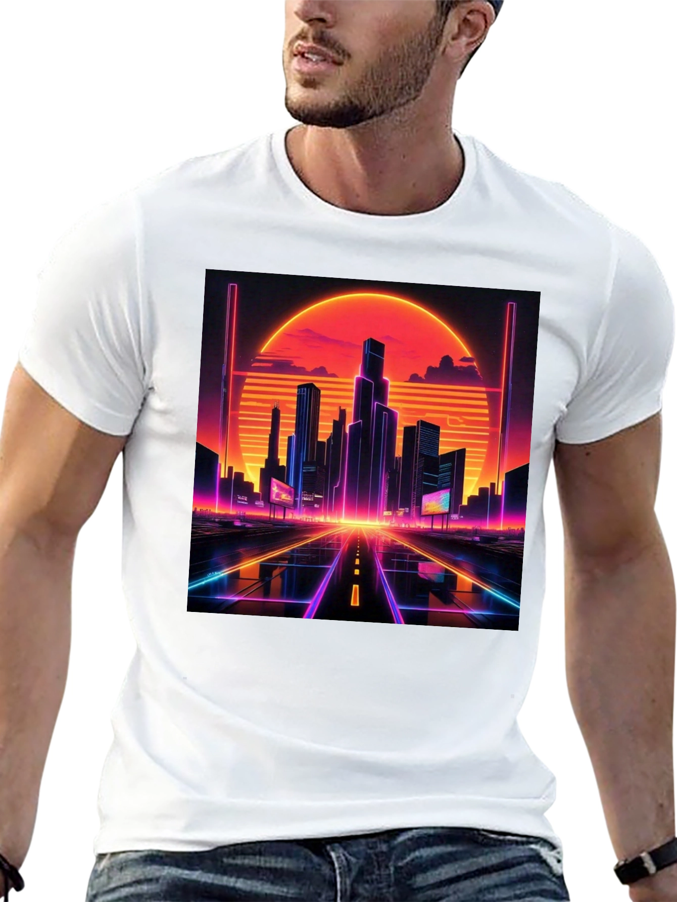 Retro Cityscape T-Shirt