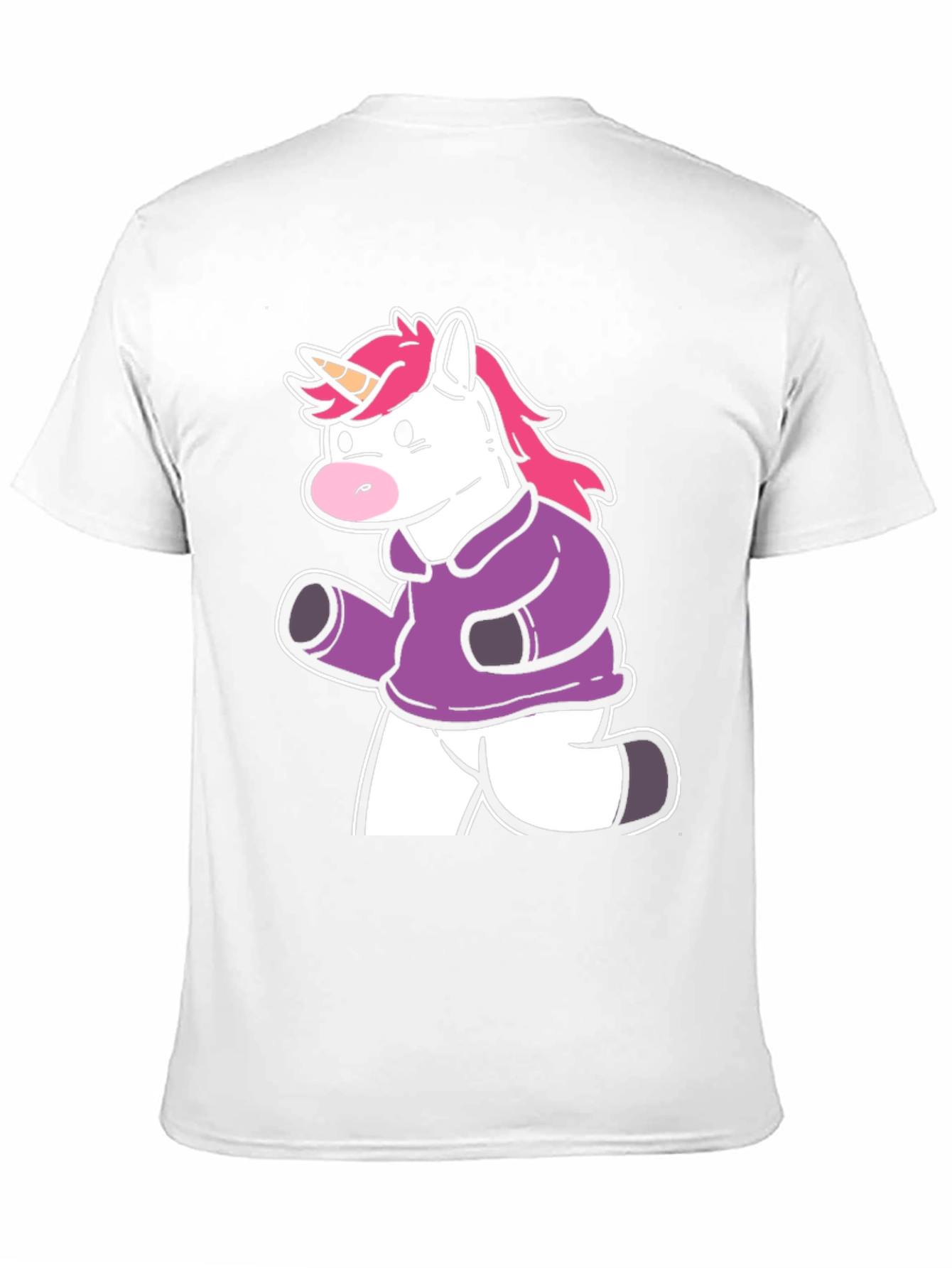 Running Unicorn Graphic Tee - Black