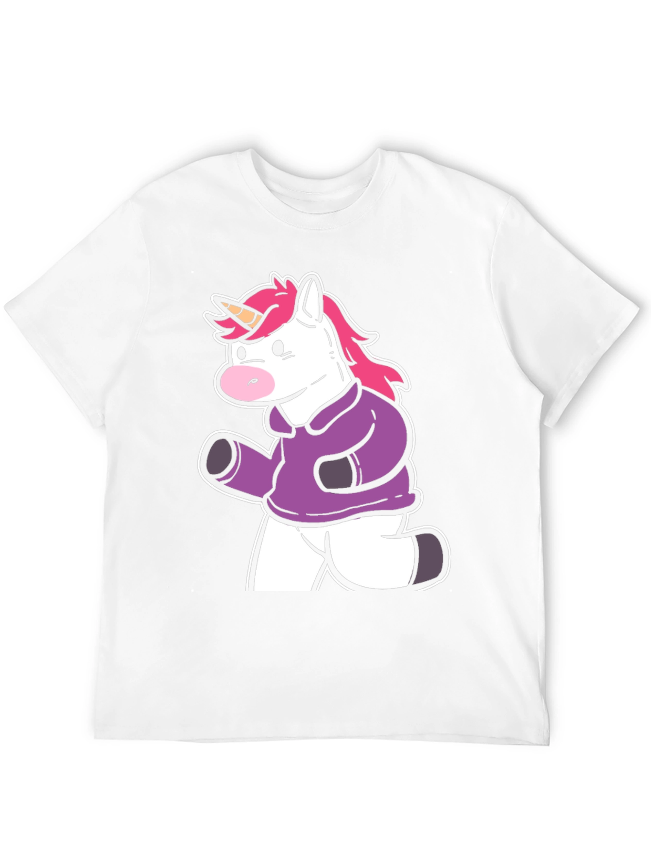 Running Unicorn Graphic Tee - Black