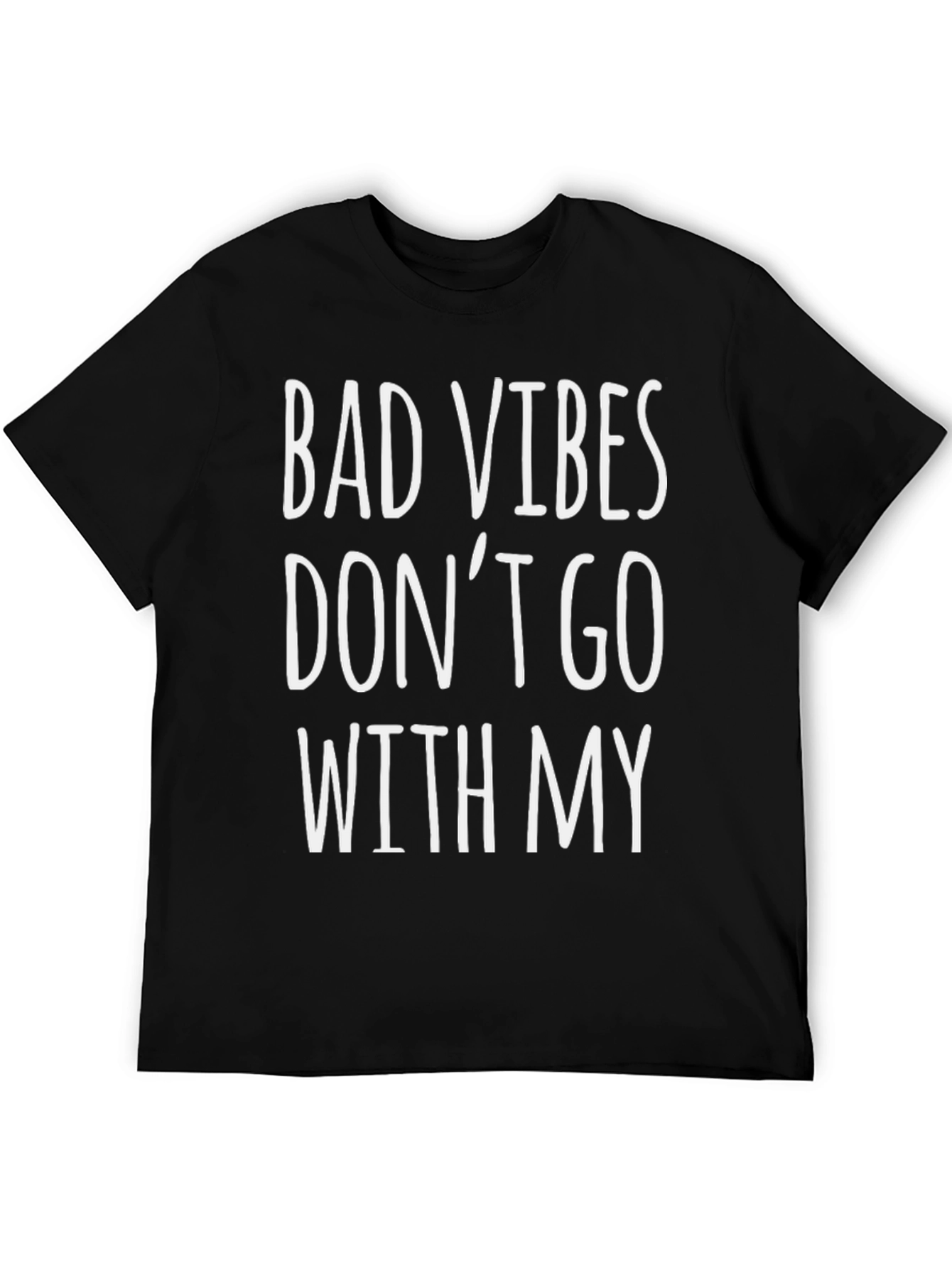 Bad Vibes T-Shirt - Black Graphic Tee