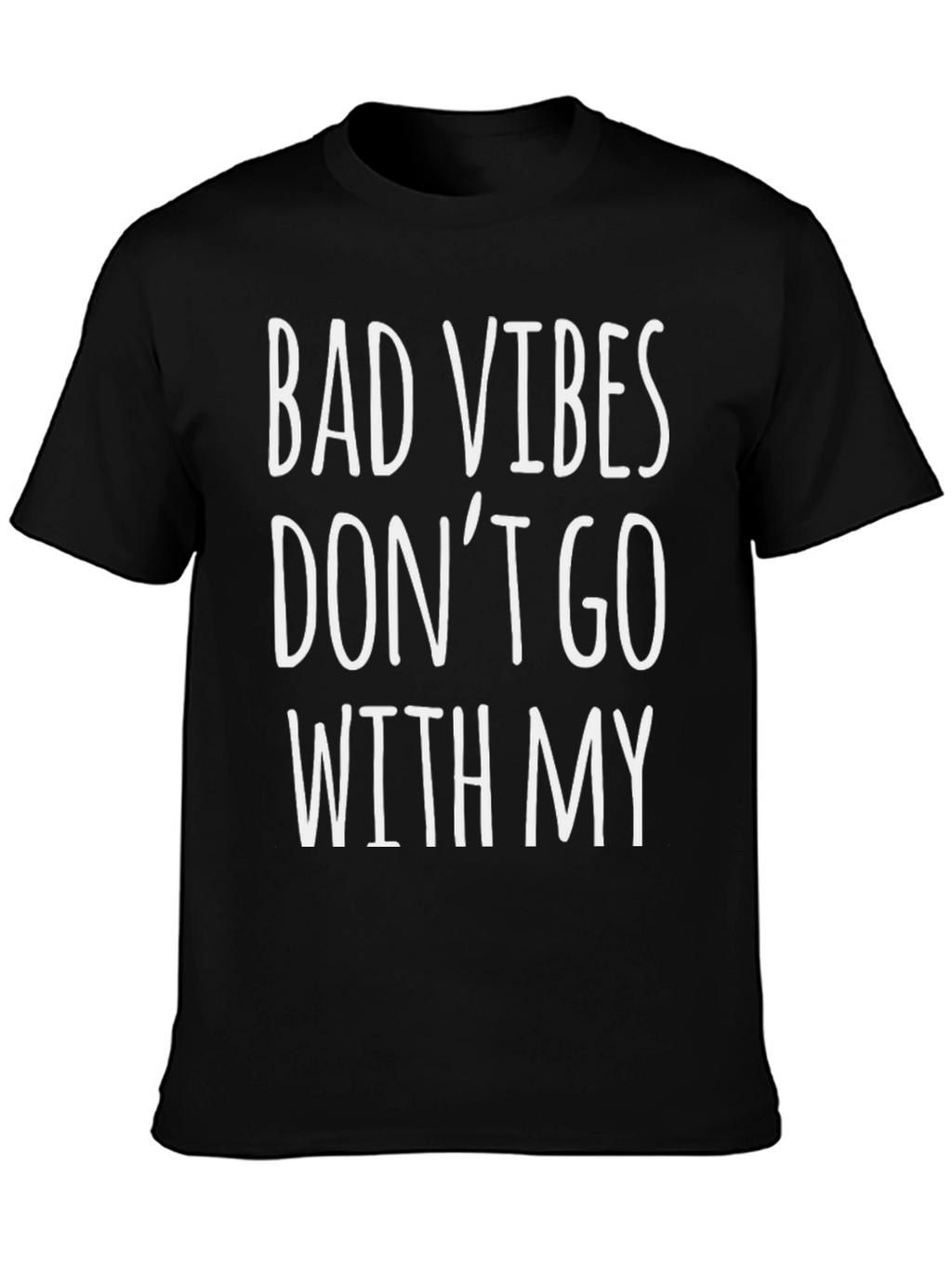 Bad Vibes T-Shirt - Black Graphic Tee