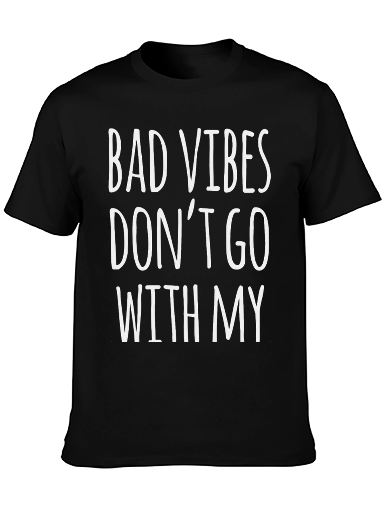 Bad Vibes T-Shirt - Black Graphic Tee