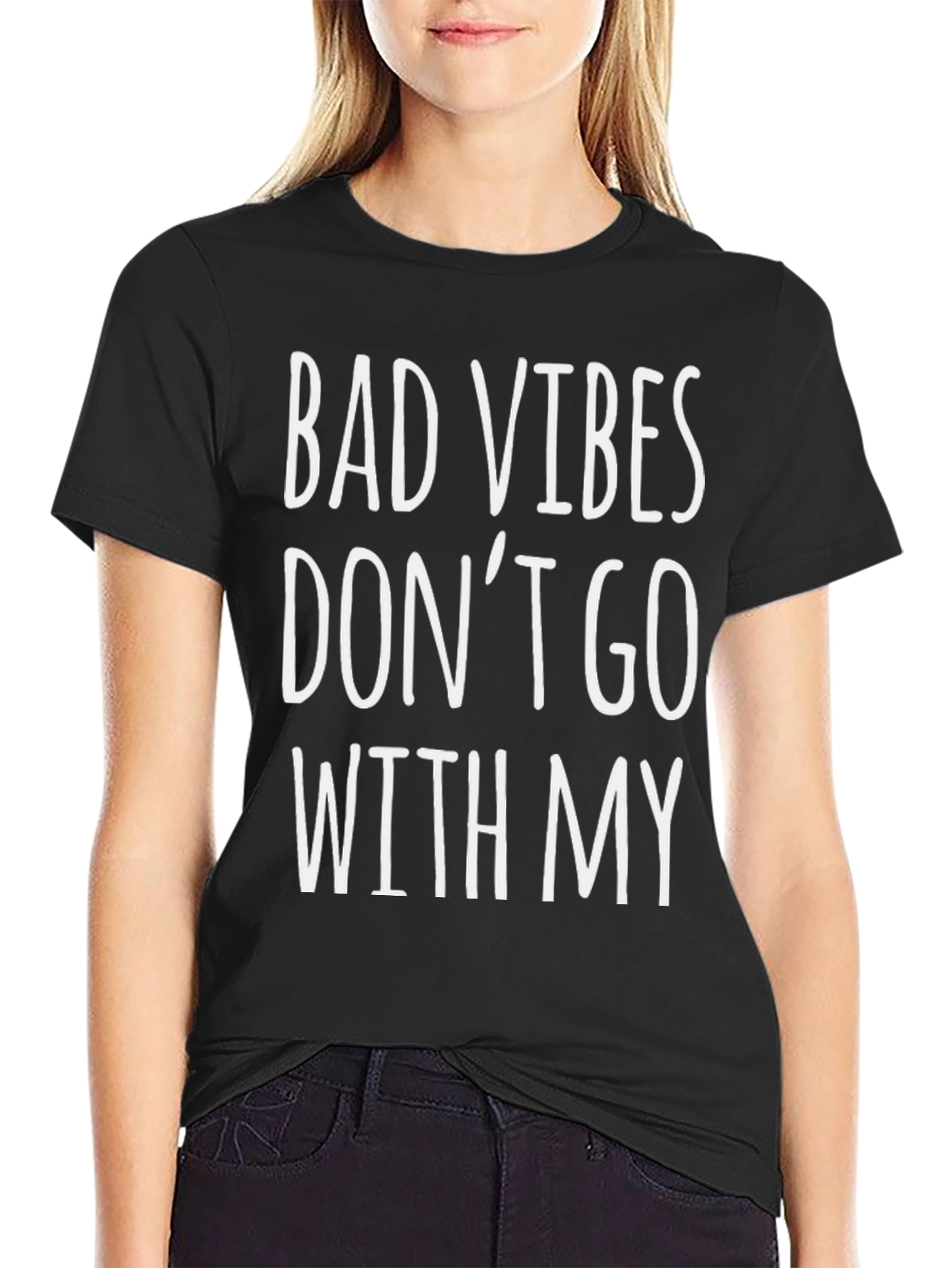 Bad Vibes T-Shirt - Black Graphic Tee