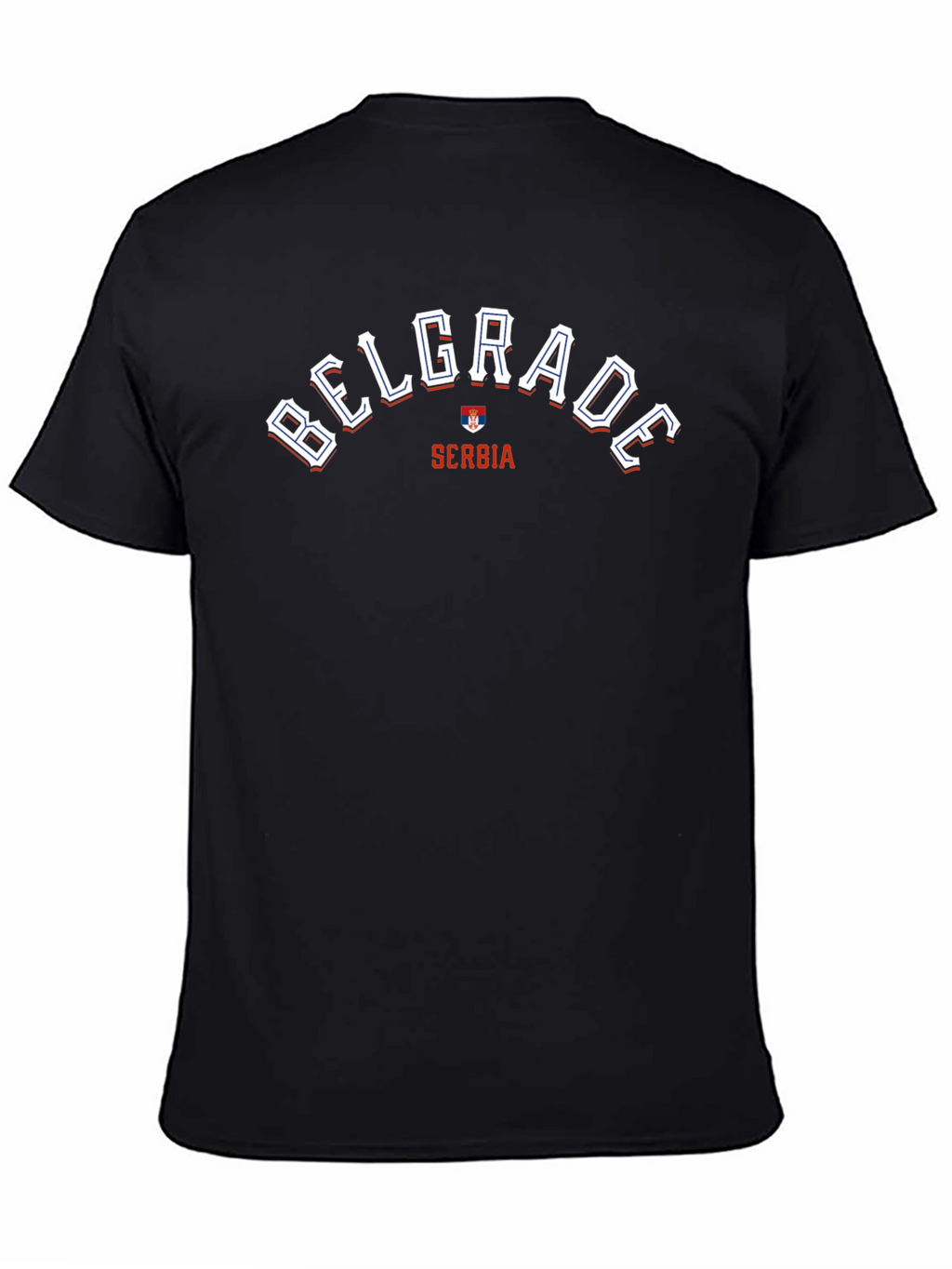 Belgrade Serbia T-Shirt - Black Graphic Tee