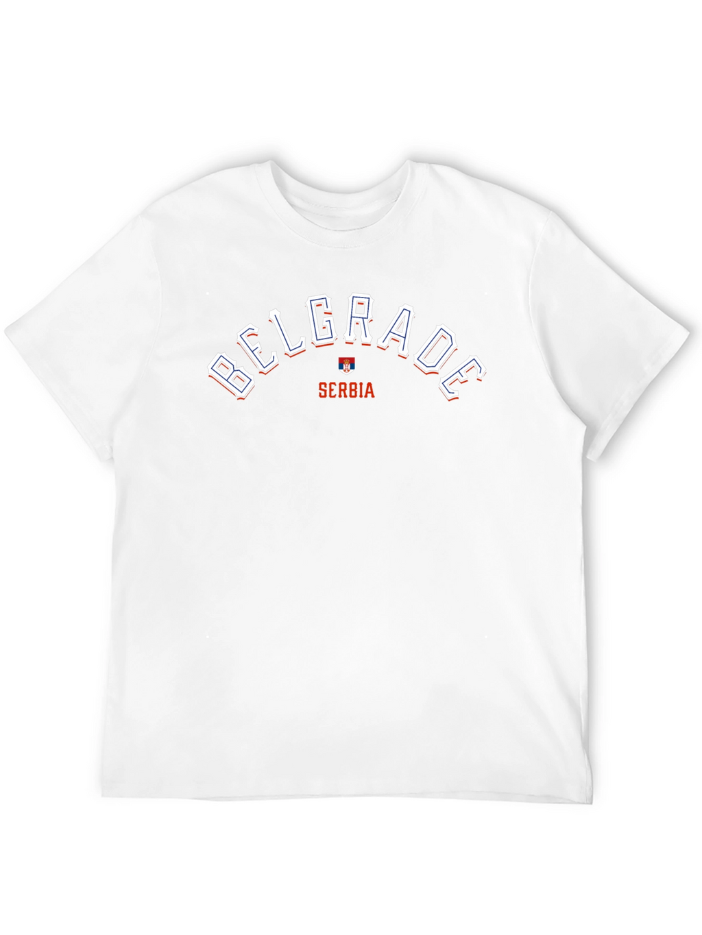 Belgrade Serbia T-Shirt - Black Graphic Tee