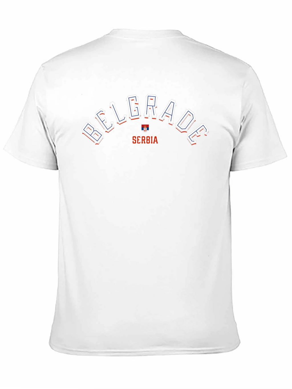 Belgrade Serbia T-Shirt - Black Graphic Tee