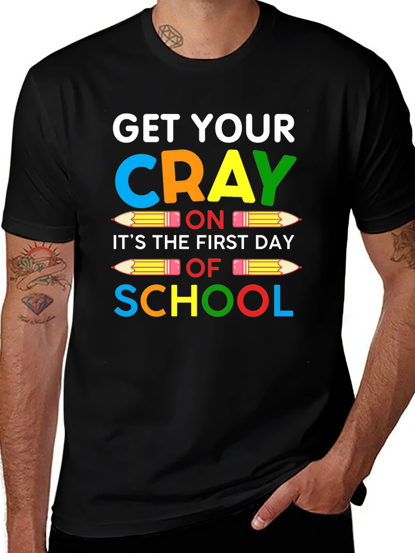 Get Your Crayon On T-Shirt: Back to School