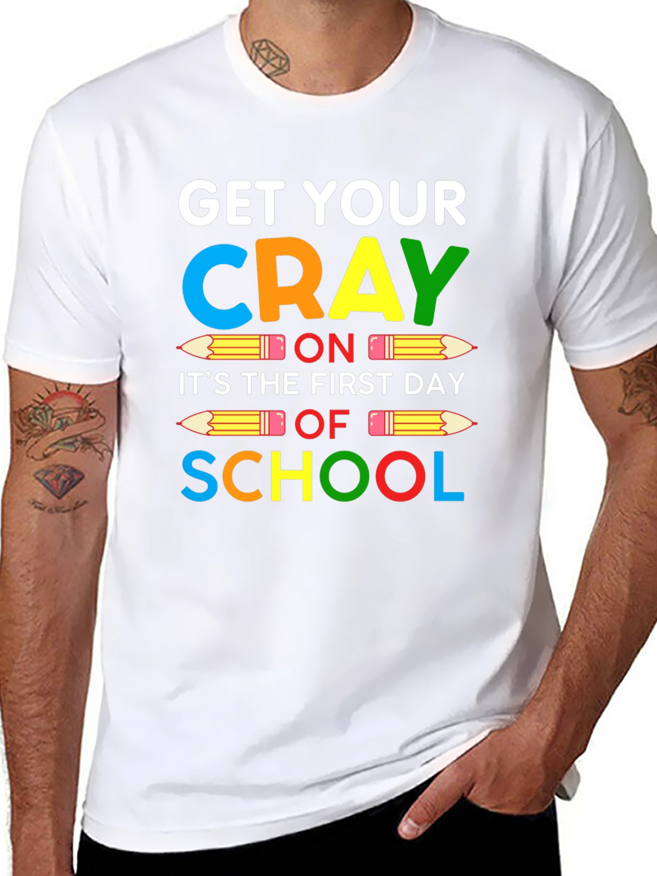 Get Your Crayon On T-Shirt: Back to School