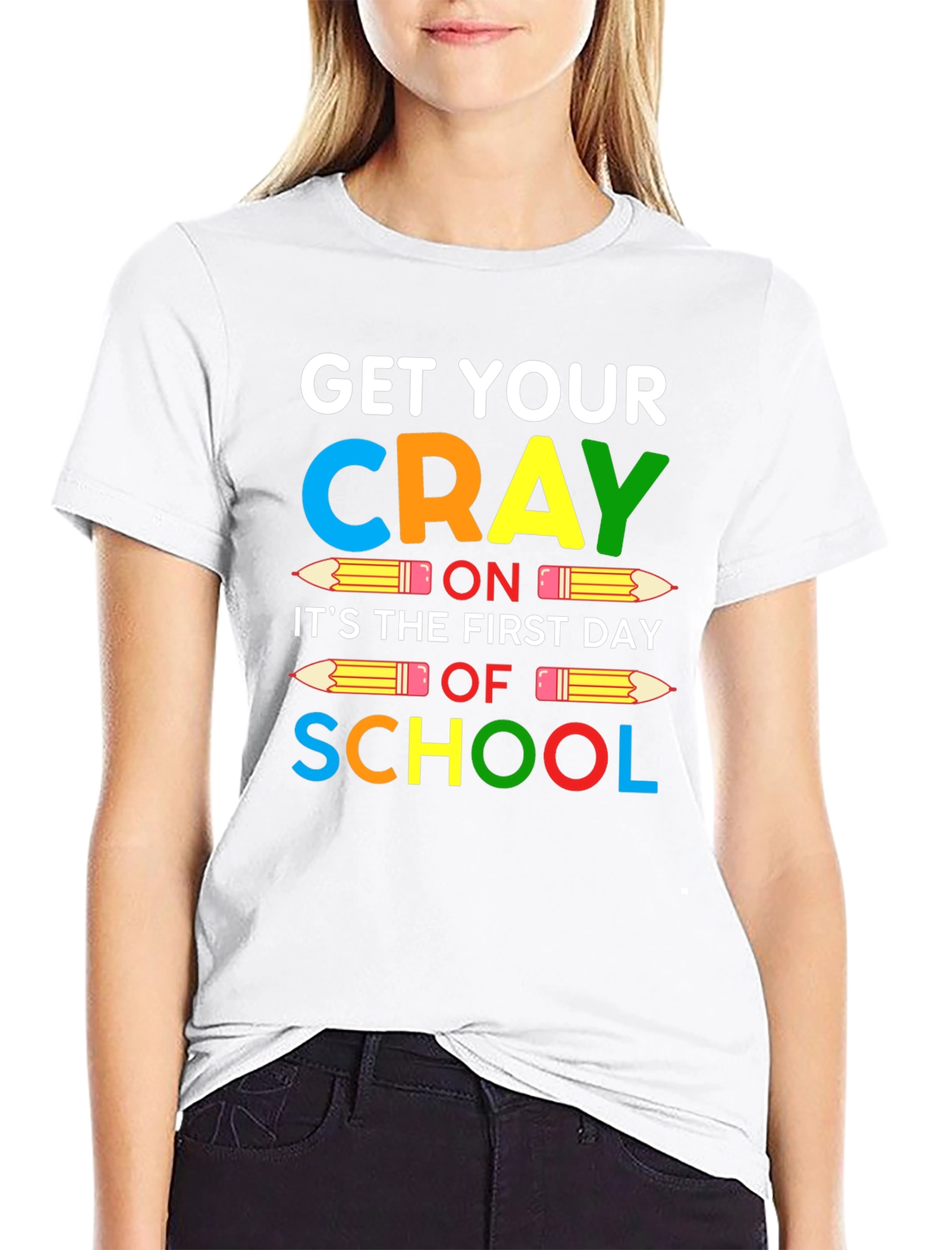 Get Your Crayon On T-Shirt: Back to School