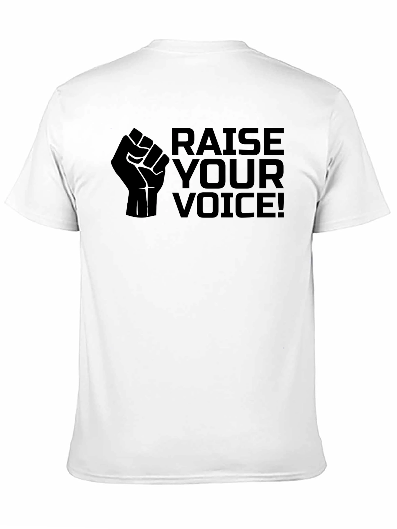 Raise Your Voice Graphic Tee - Black