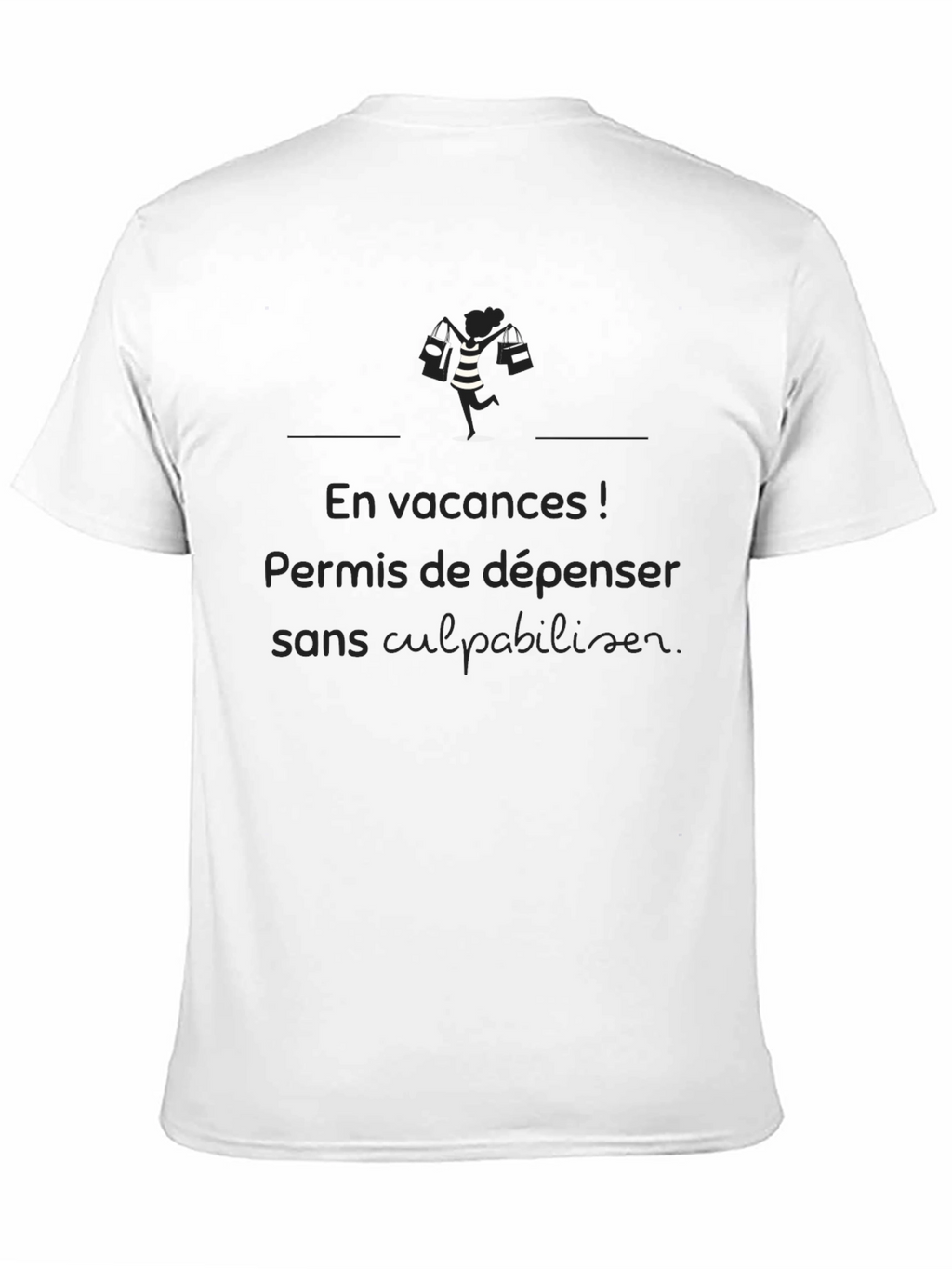 Vacation Mode Black T-Shirt - Guilt-Free Spending!