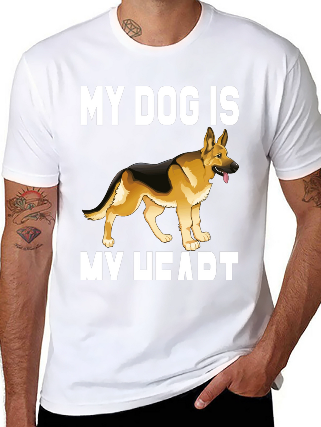 Dog Lover T-Shirt - My Dog Is My Heart