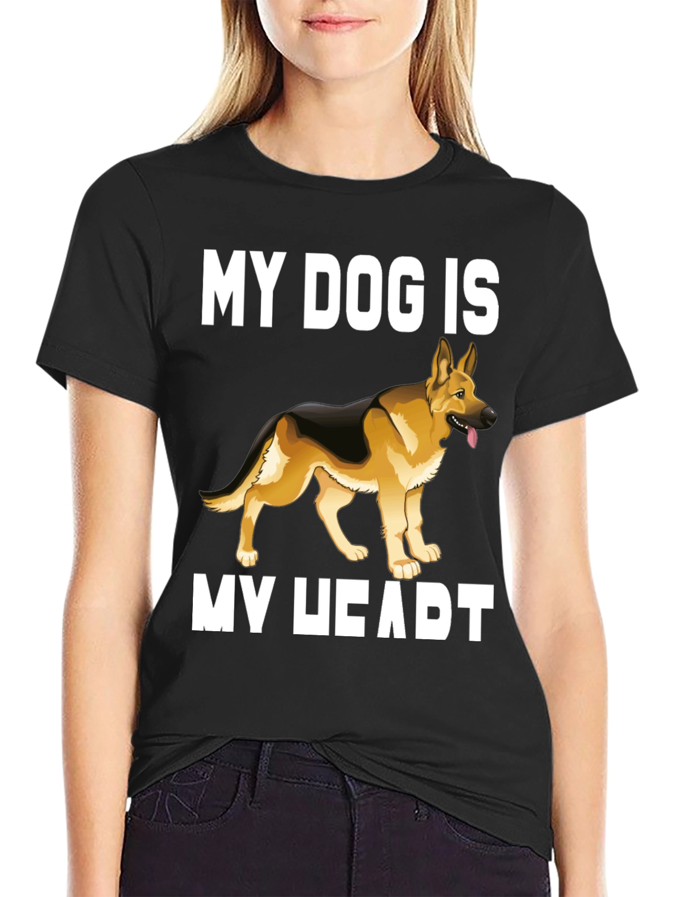 Dog Lover T-Shirt - My Dog Is My Heart