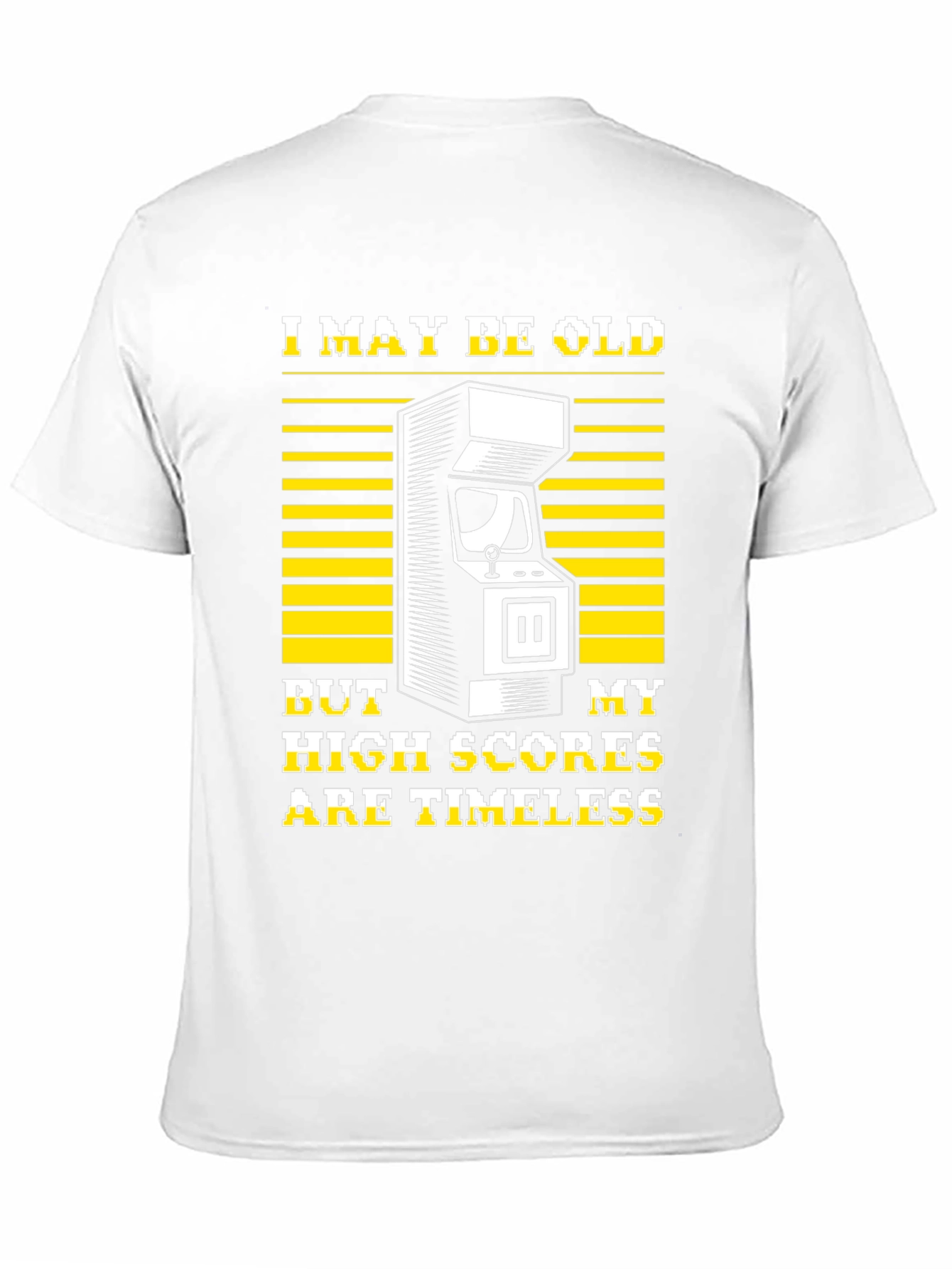 I May Be Old High Scores Timeless Black T-Shirt
