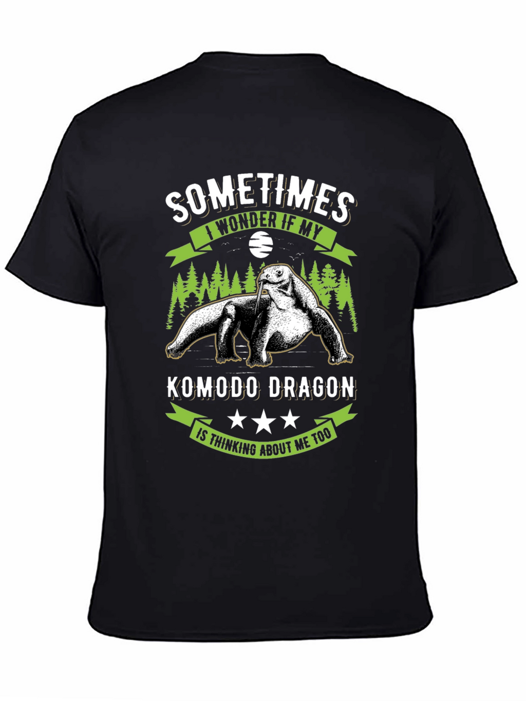 Komodo Dragon T-Shirt: Sometimes I Wonder
