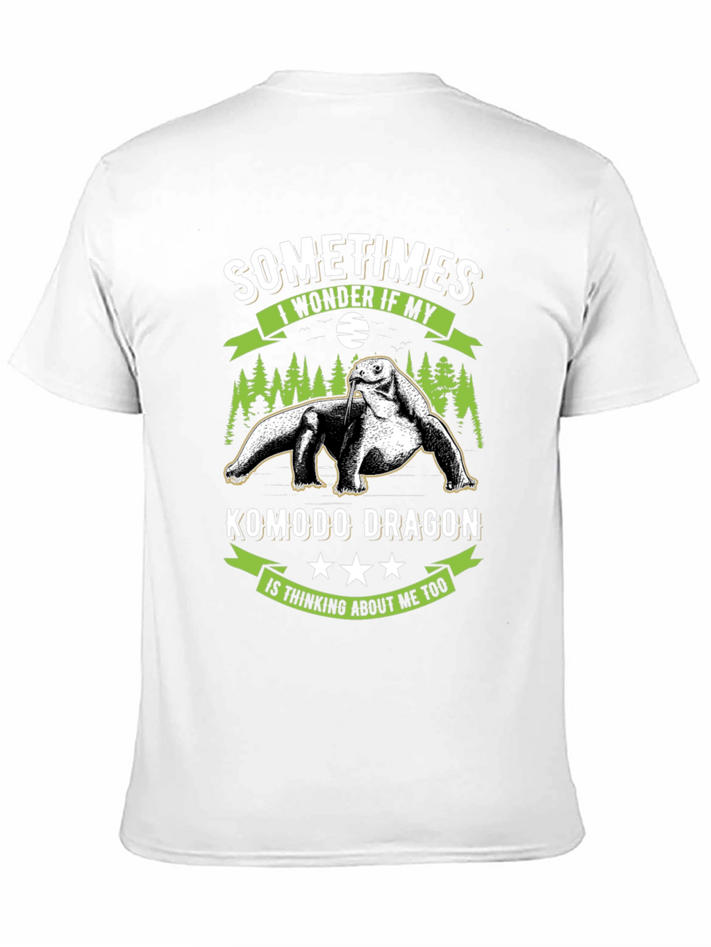 Komodo Dragon T-Shirt: Sometimes I Wonder