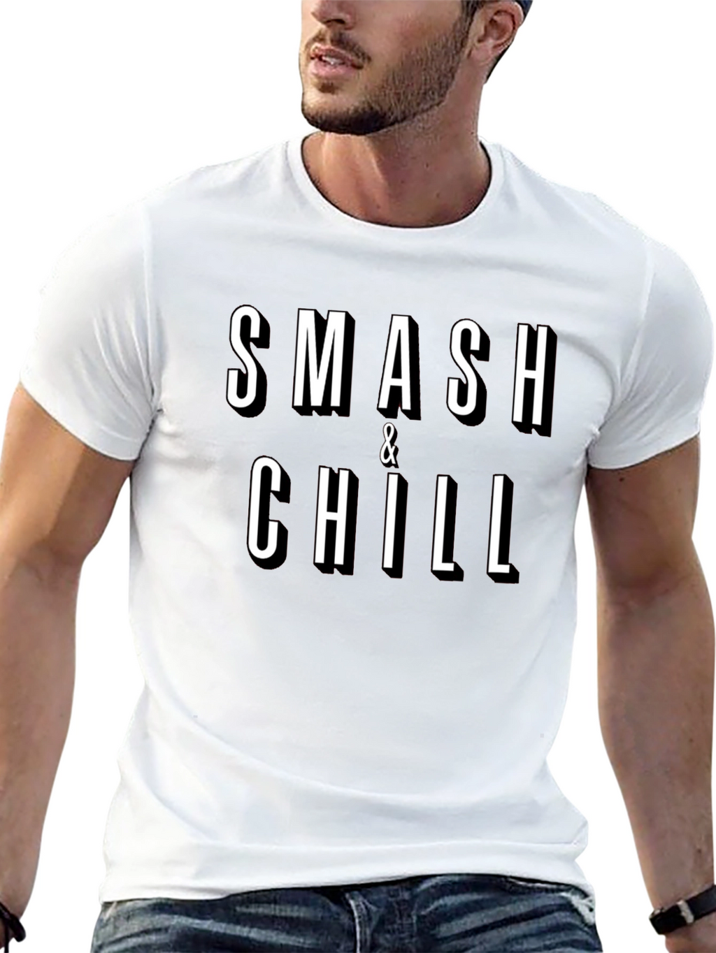 Smash & Chill Graphic Tee - Black