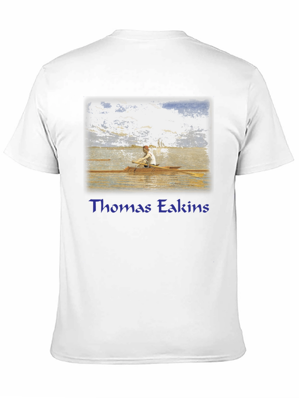 Thomas Eakins Rowing T-Shirt - Fine Art Graphic Tee