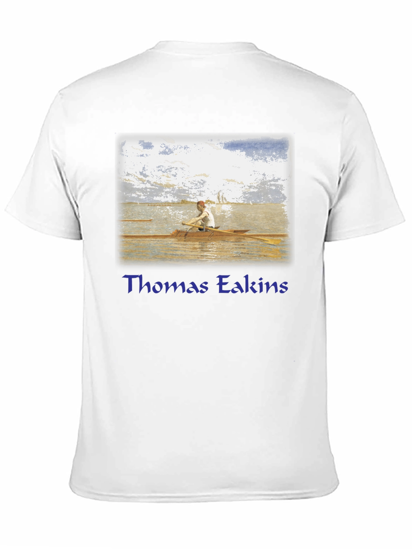 Thomas Eakins Rowing T-Shirt - Fine Art Graphic Tee