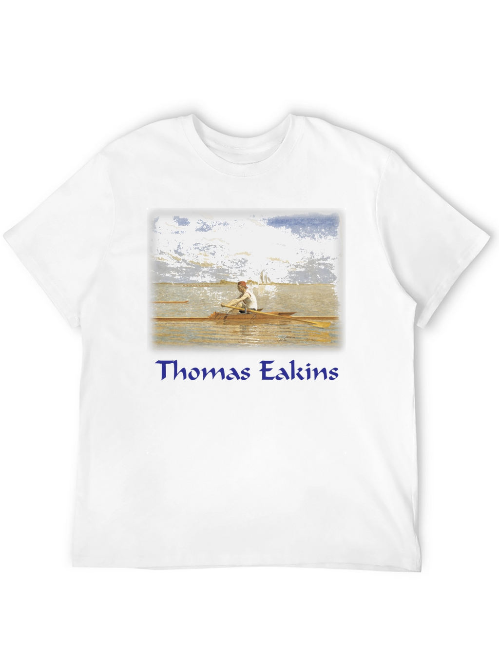 Thomas Eakins Rowing T-Shirt - Fine Art Graphic Tee