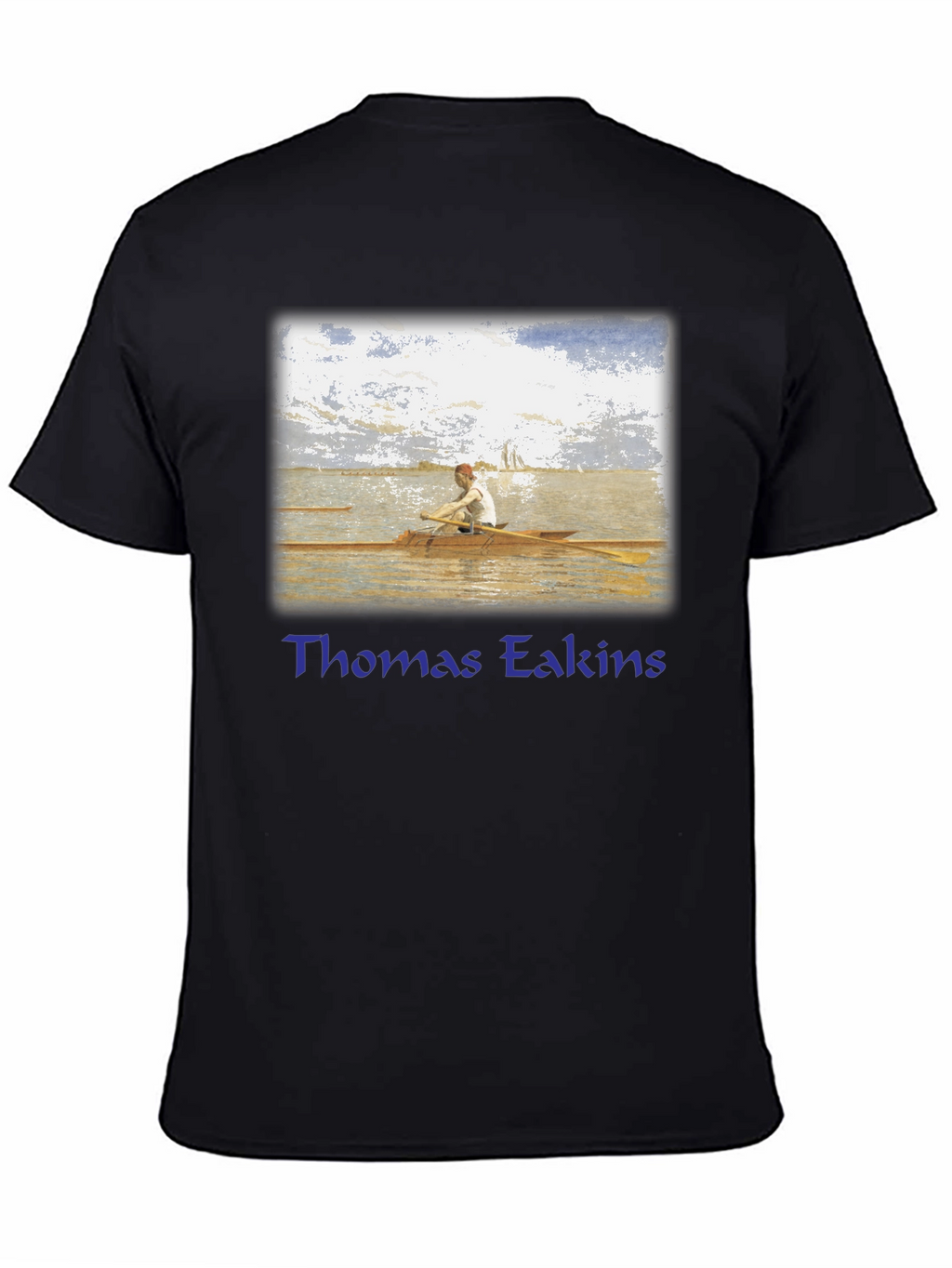 Thomas Eakins Rowing T-Shirt - Fine Art Graphic Tee