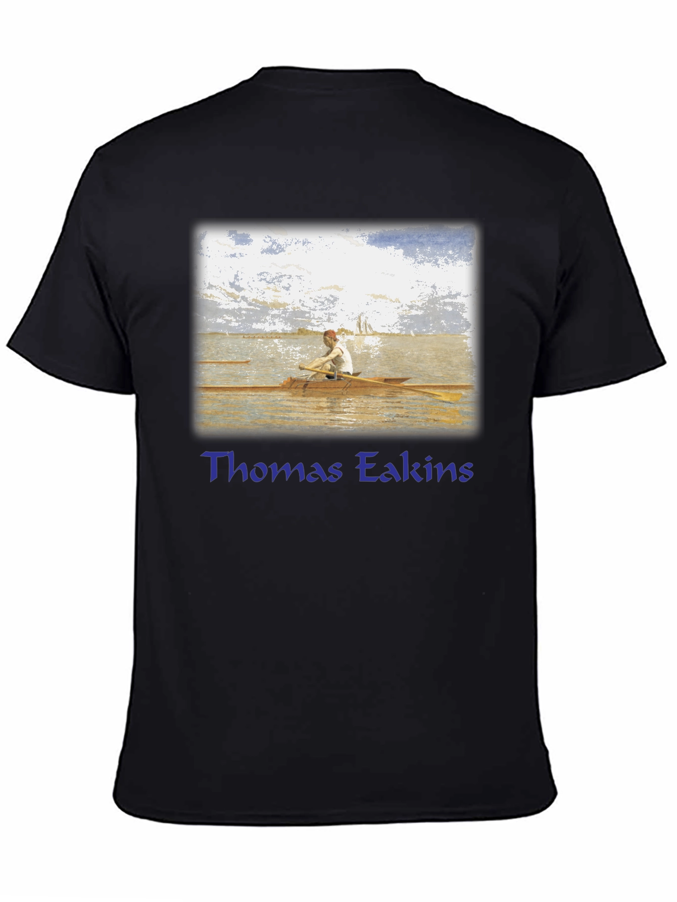 Thomas Eakins Rowing T-Shirt - Fine Art Graphic Tee