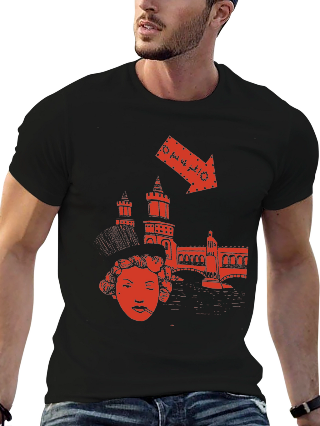 Berlin Vibe Graphic Tee - Unique Design