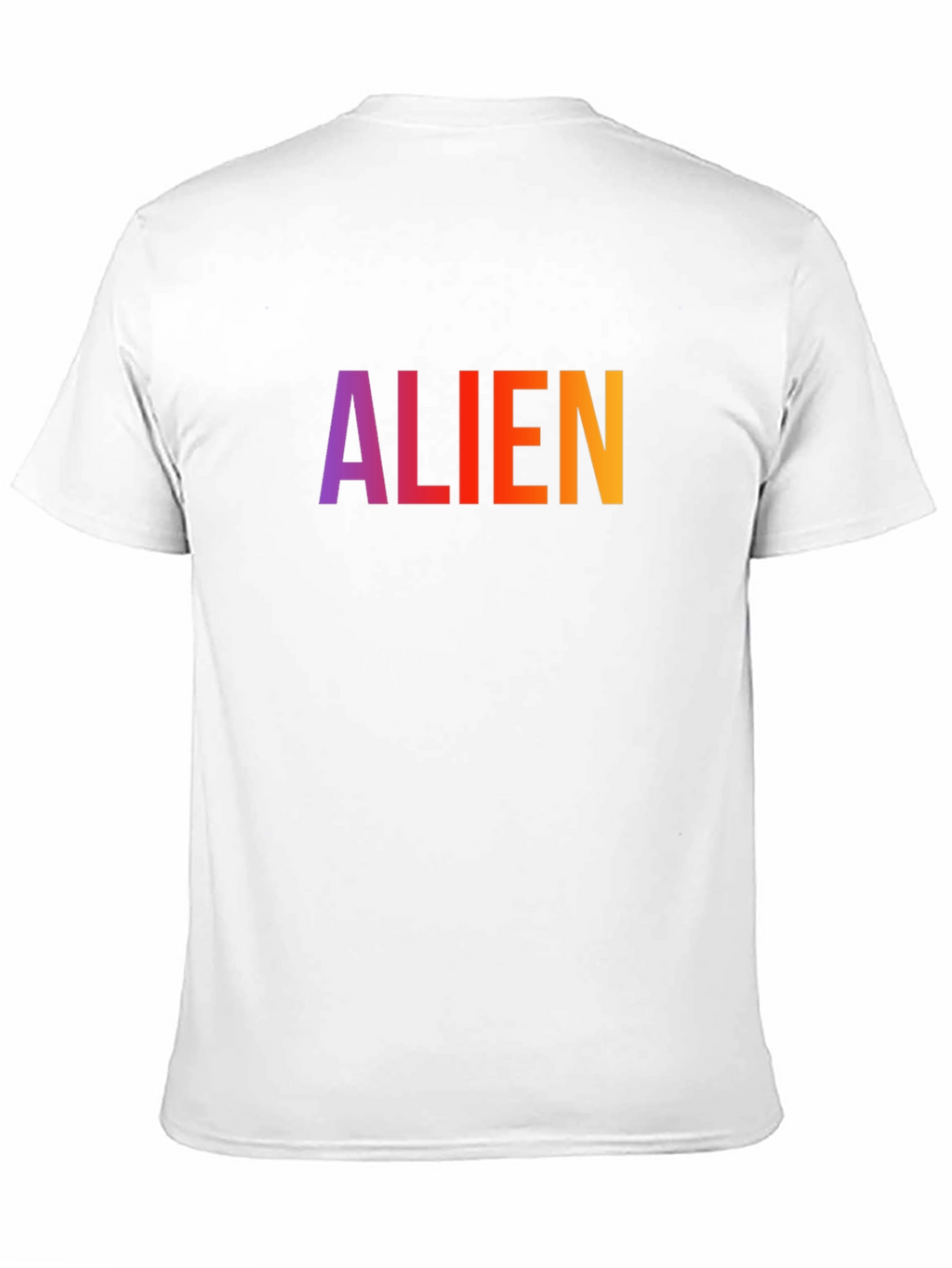 Alien Graphic Print T-Shirt - Casual Crew Neck Tee