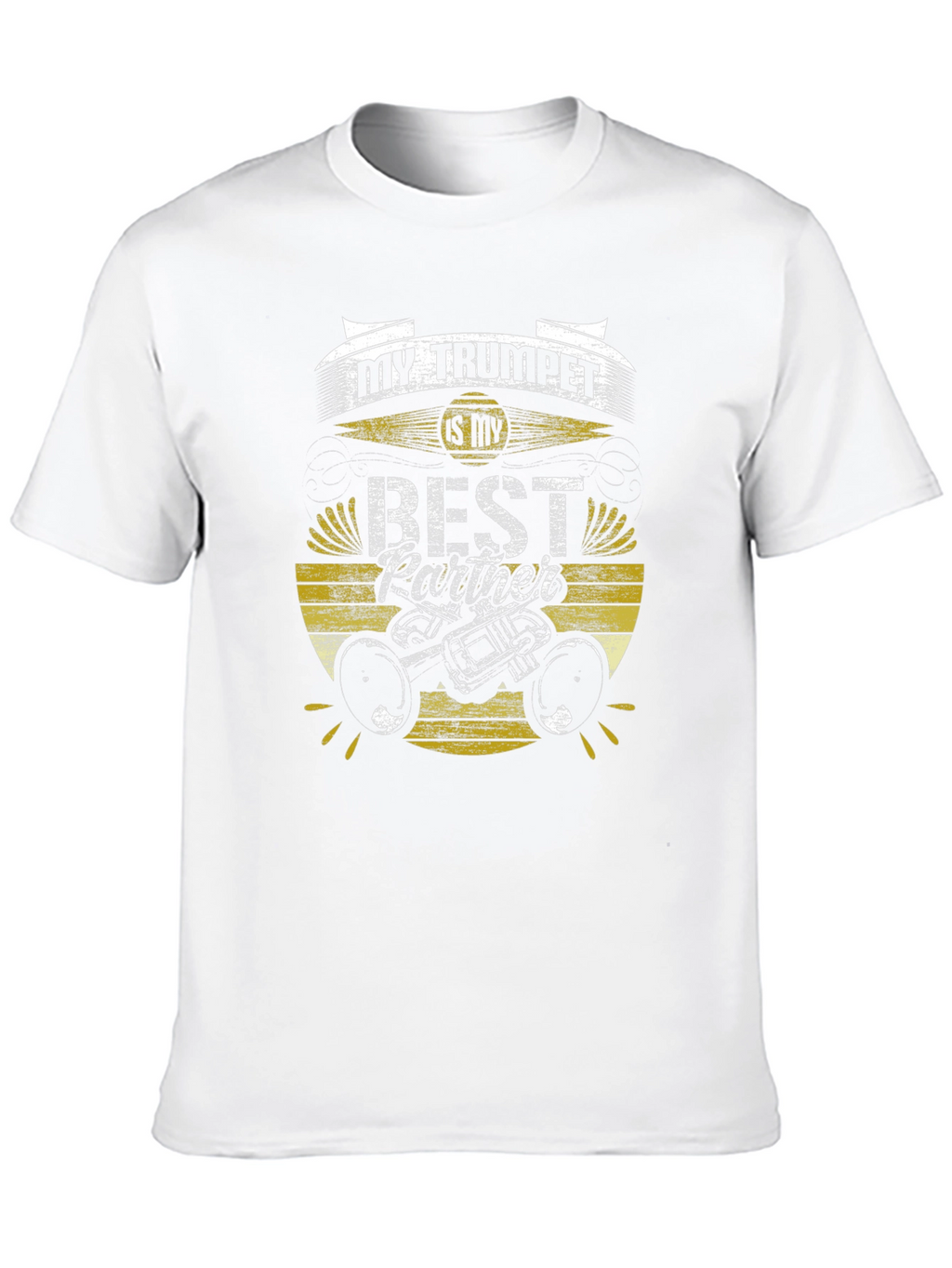 Trumpet Best Partner Graphic Tee - Musician Gift