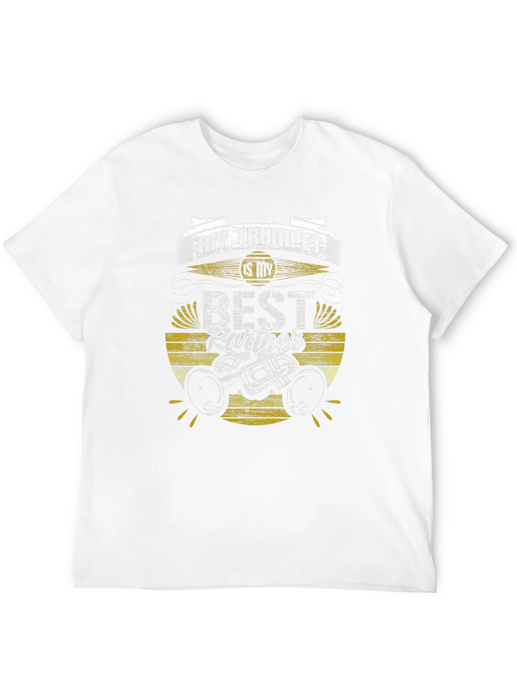 Trumpet Best Partner Graphic Tee - Musician Gift