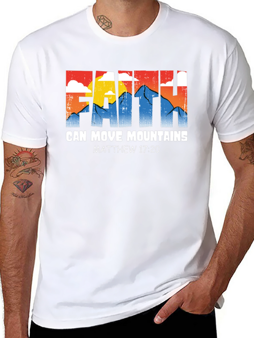 Faith Can Move Mountains T-Shirt Matthew 17:20