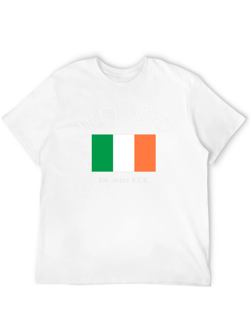 Ireland Flag T-Shirt - Black