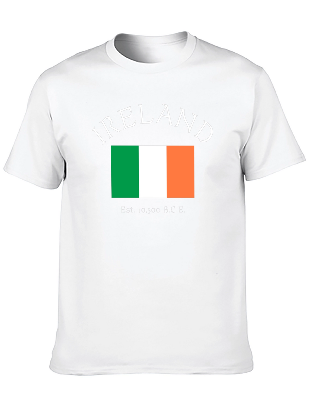 Ireland Flag T-Shirt - Black