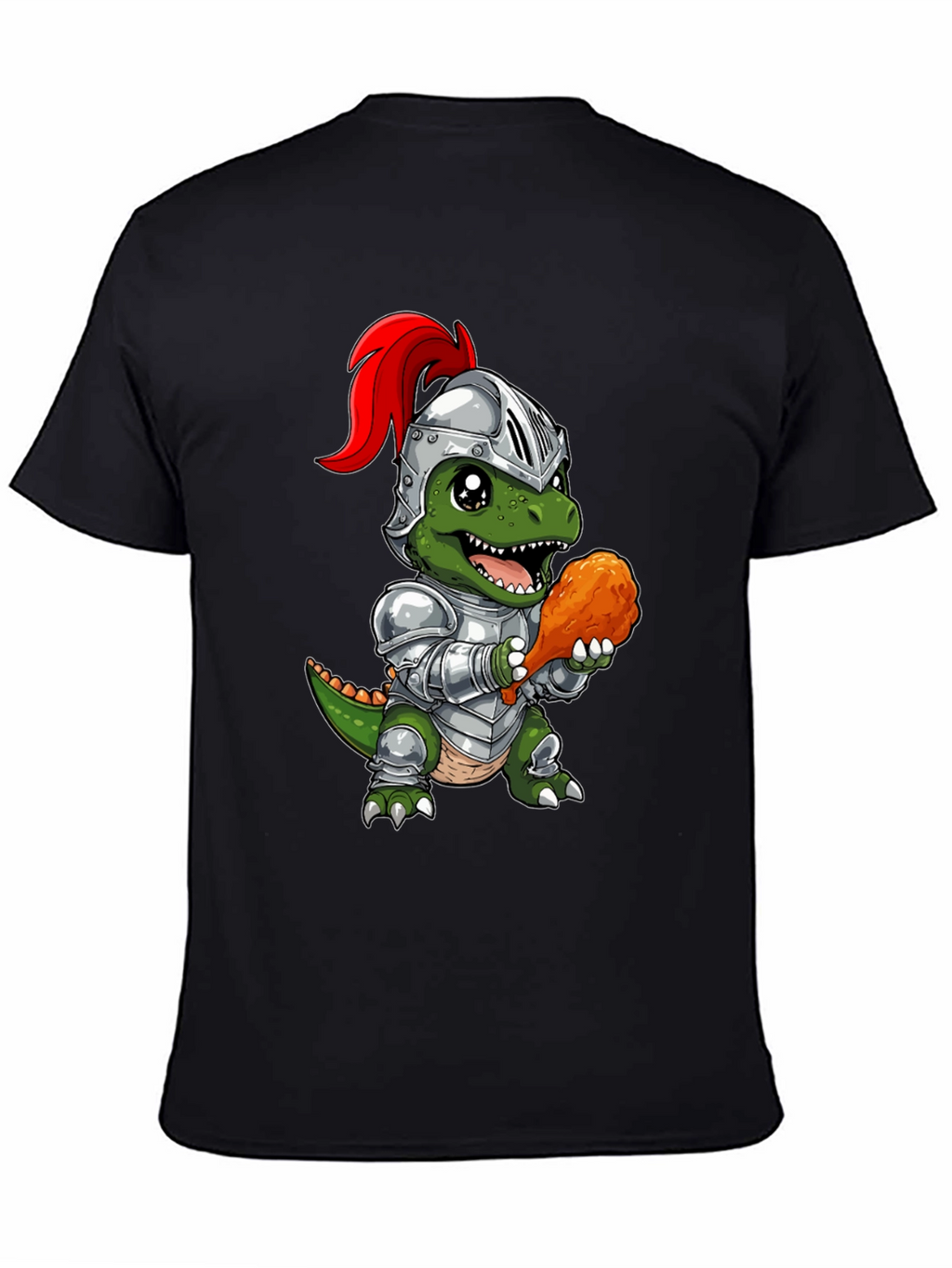 Dino Knight T-Shirt - Chicken Leg Champion