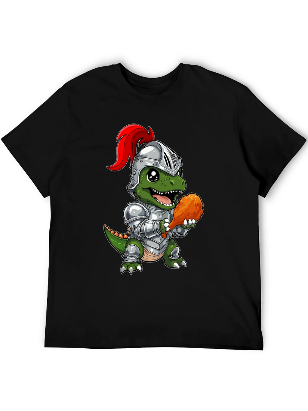 Dino Knight T-Shirt - Chicken Leg Champion