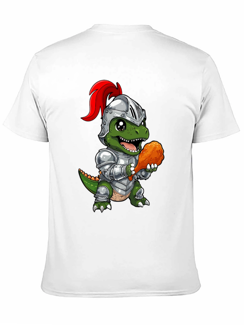 Dino Knight T-Shirt - Chicken Leg Champion