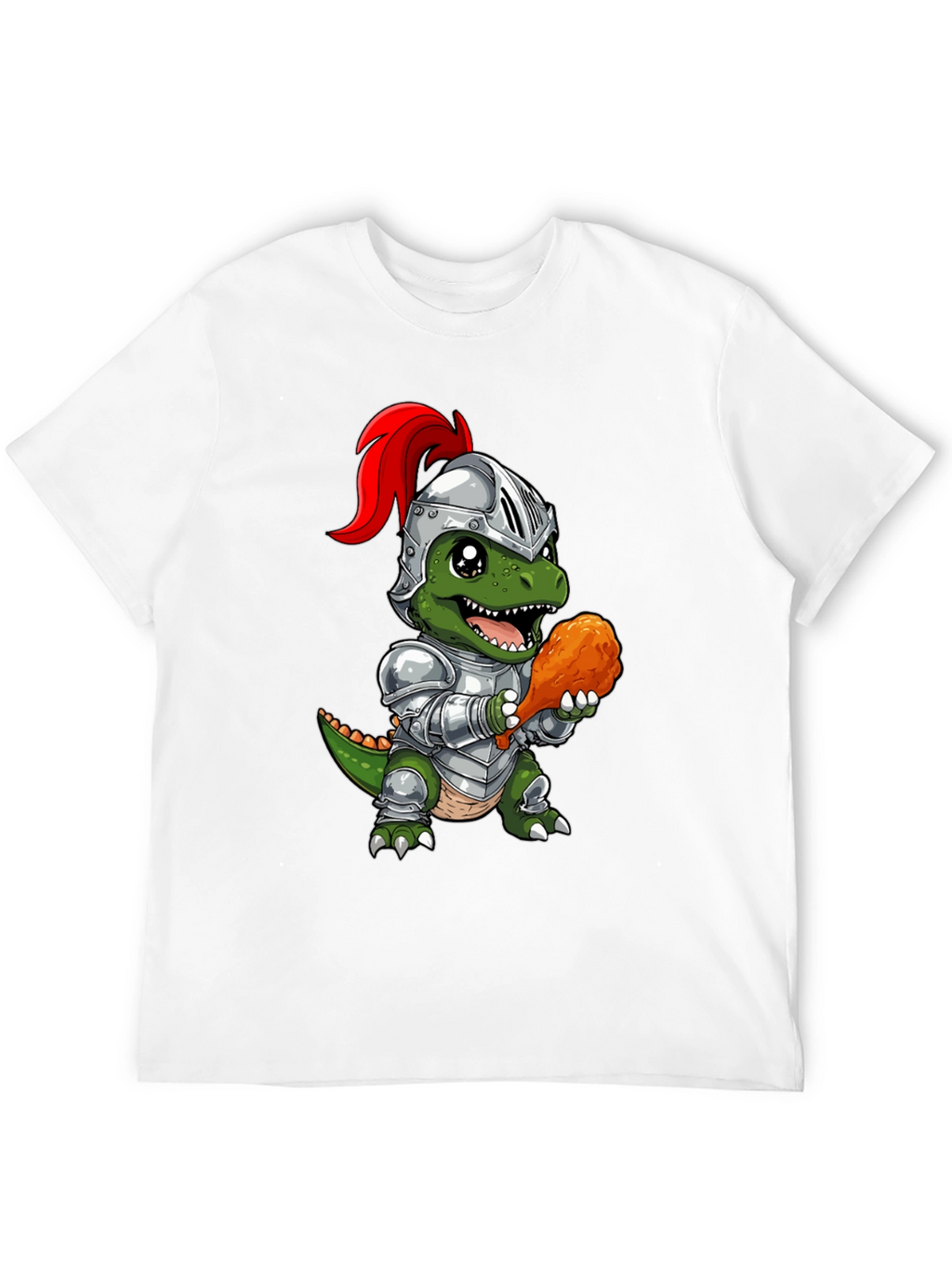 Dino Knight T-Shirt - Chicken Leg Champion