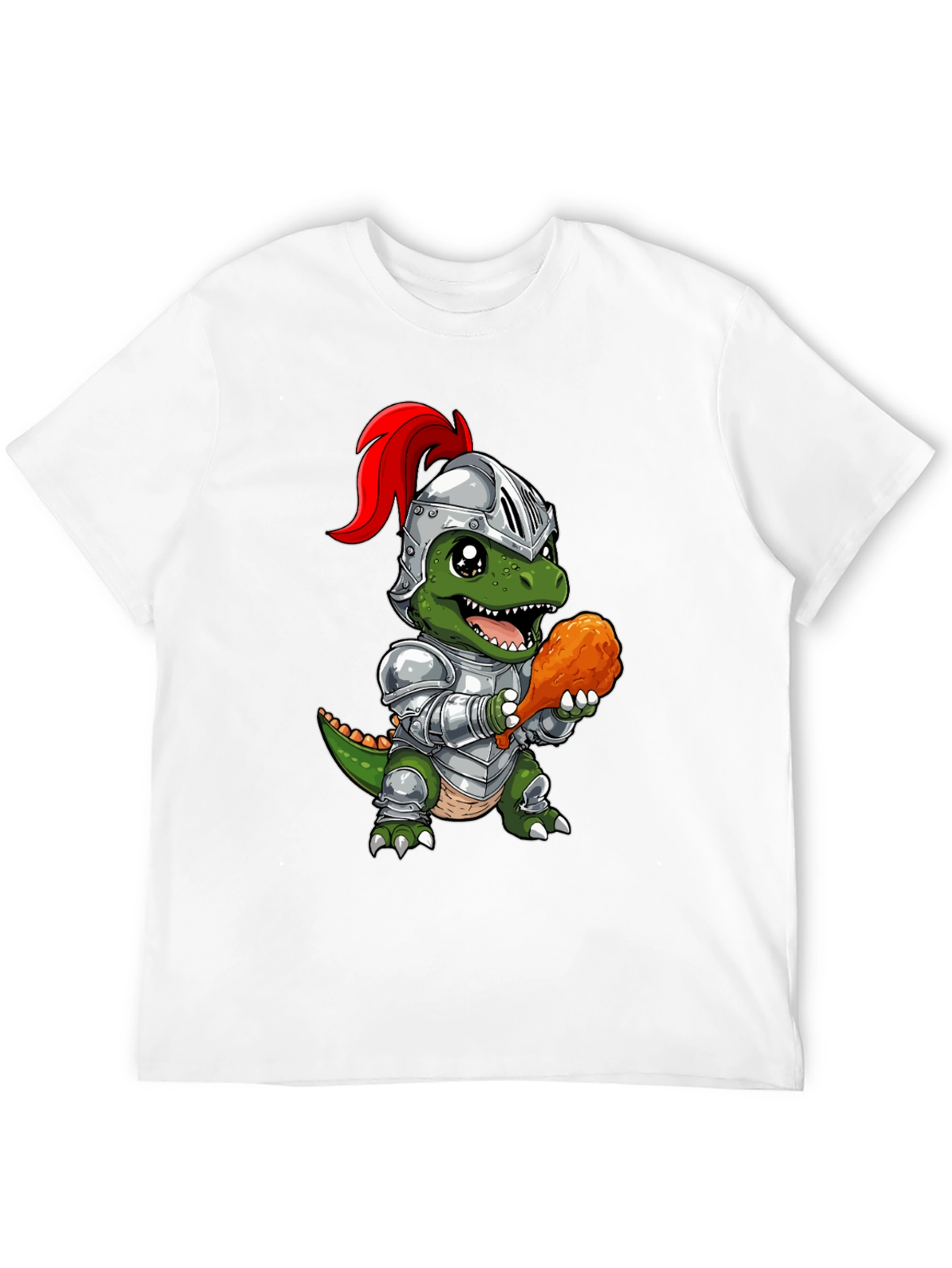 Dino Knight T-Shirt - Chicken Leg Champion