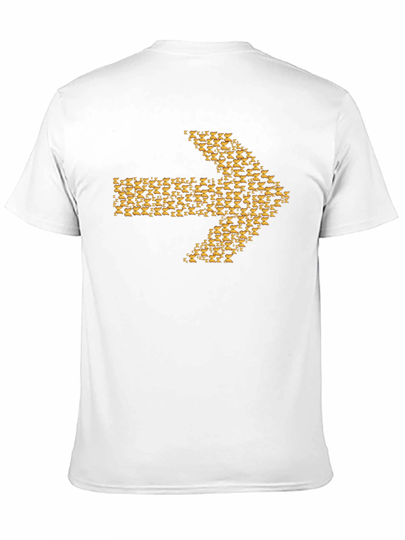 Arrow Graphic Tee - Black Cotton Blend Casual Wear