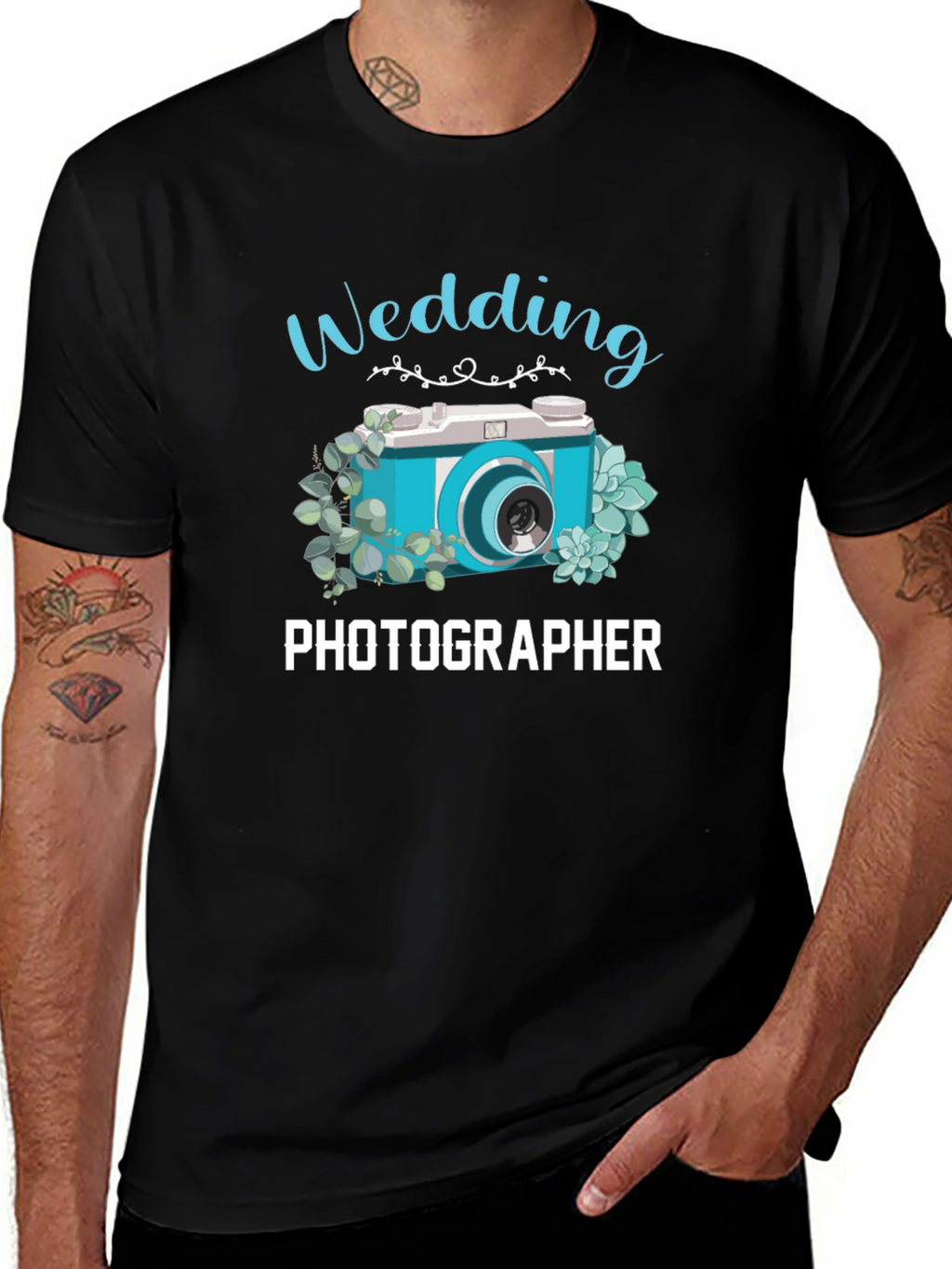 Wedding Photographer Graphic T-Shirt