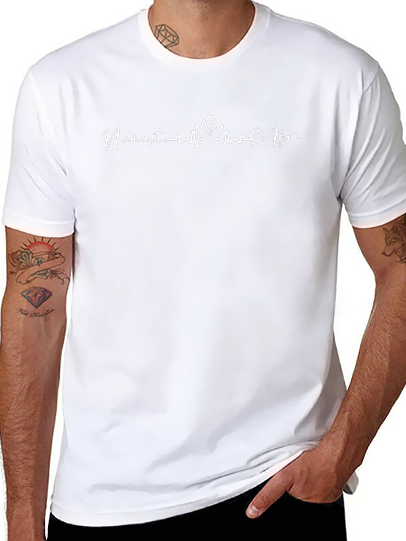 Namaste So Ham Heartbeat T-Shirt - Yoga Inspired
