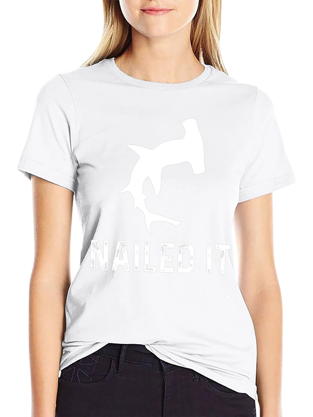 Nailed It Hammerhead Shark Graphic Tee